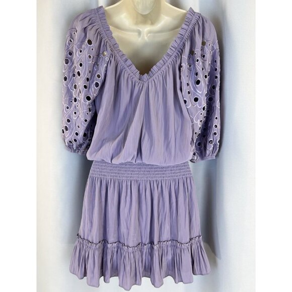 NWT Ramy Brook Yao Mini Dress in Lavendar $495 - Picture 6 of 13